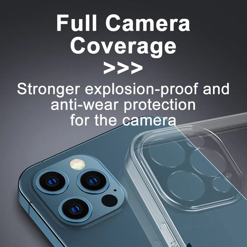 Прозрачные чехлы для телефонов iPhone 14 13 12 11 X XR Xs Max Pro mini Прозрачная задняя крышка