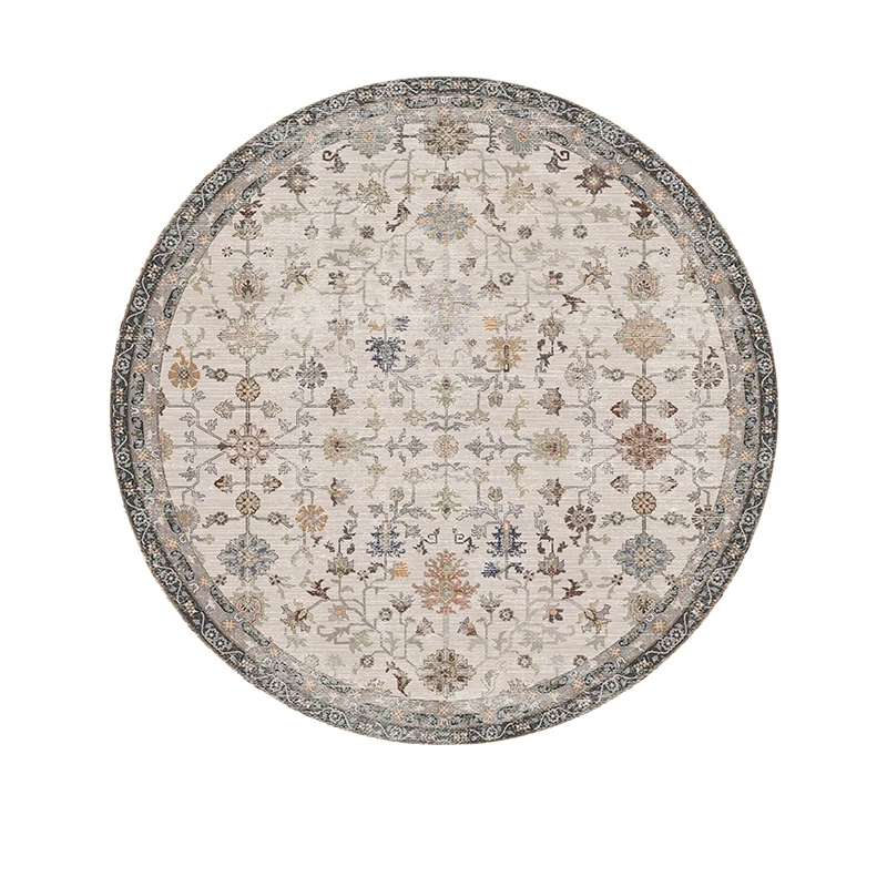 

Пушистый круглый ковёр Tapis для гостиной