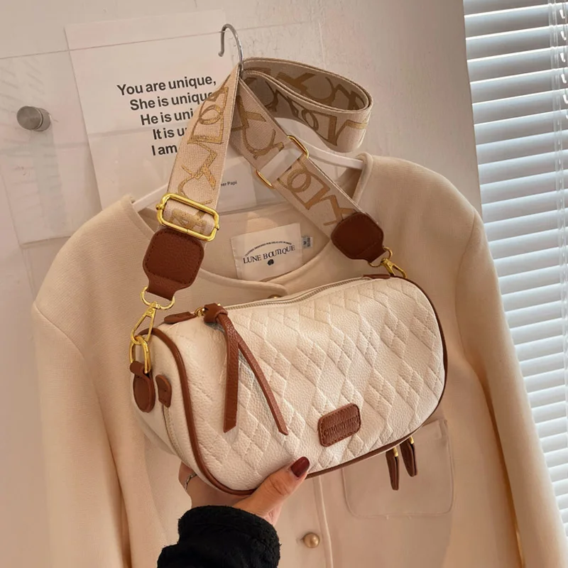 

2022 модная Маленькая подушка из искусственной кожи, сумка через плечо для женщин, брендовая роскошная дизайнерская женская сумка и кошельки ...