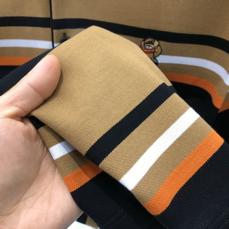 96% Cotton Premium Button Polo Short Sleeve T-shirt 2023 Summer Korean Fashion Embroidery Clothing Golf Clothing Men's