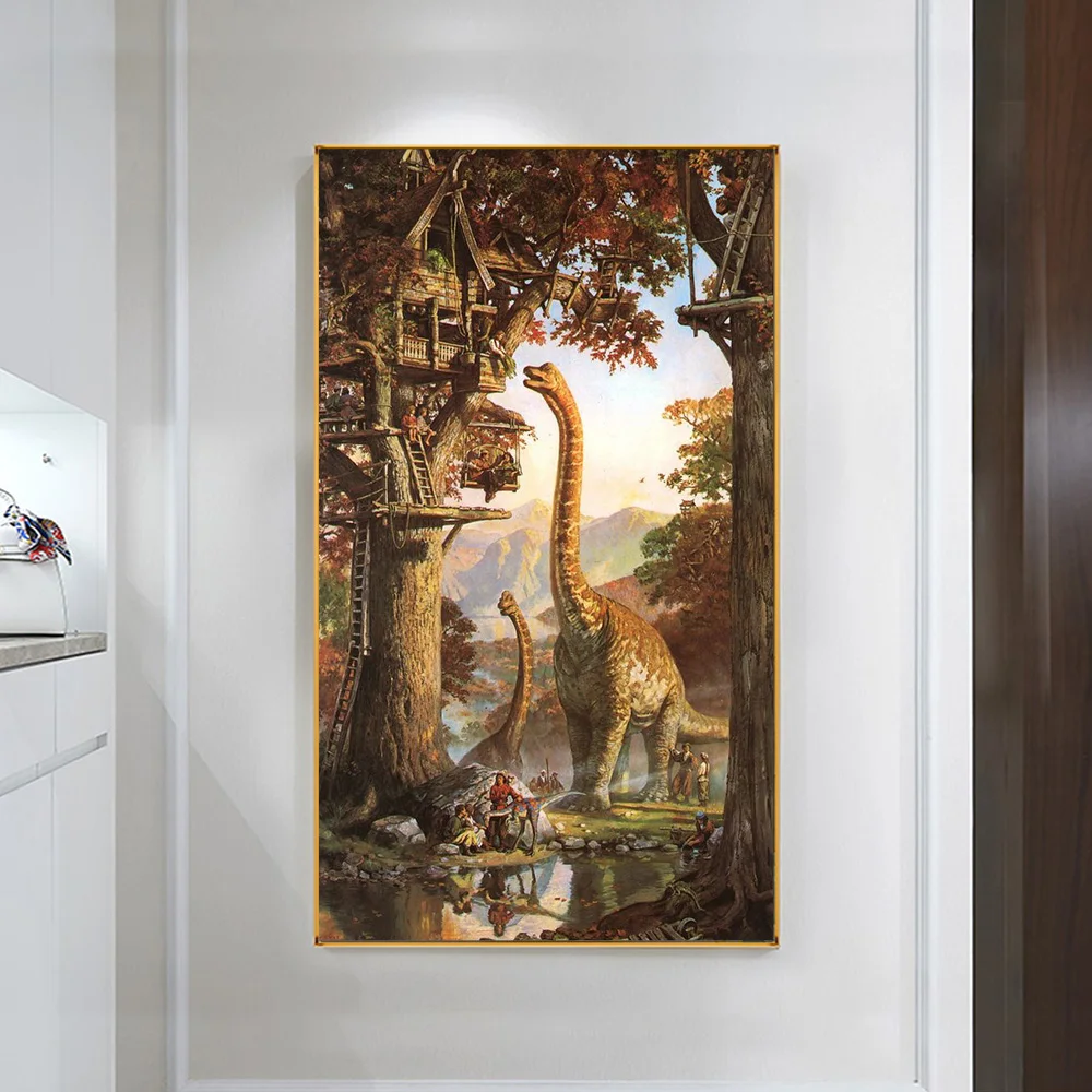 

5D DIY Diamond Painting Dinosaur Original Life Full Rhinestone Cross Stitch Exquisite Home Bedroom Decorative Painting Gift