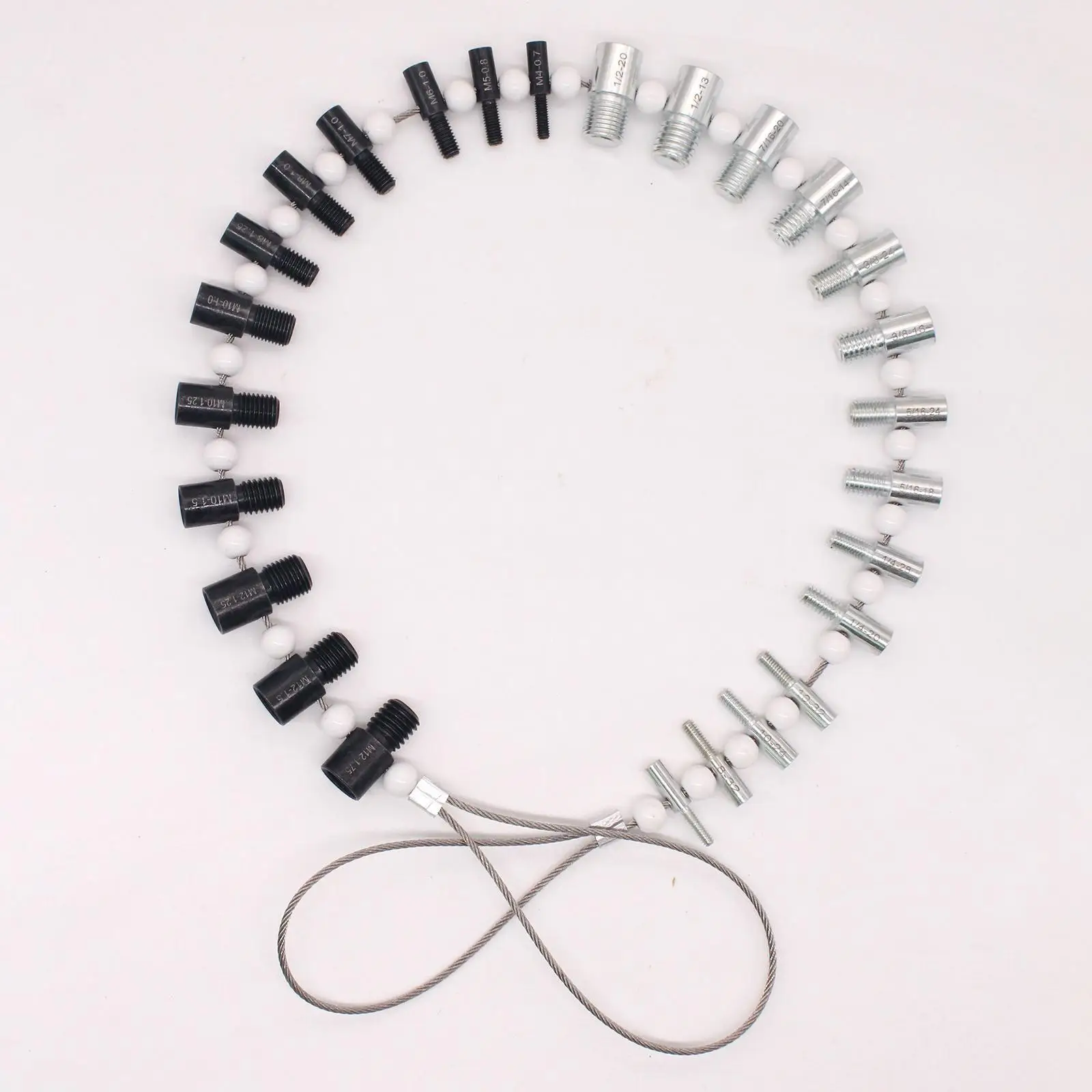 

Thread Checker 14 inch & 12 Metric Size Gauge for inch and Metric Nuts