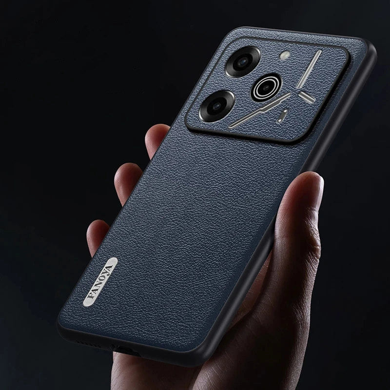 Чехол для Tecno Pova 6 Pro 5G роскошный мягкий силиконовый кожаный чехол телефона