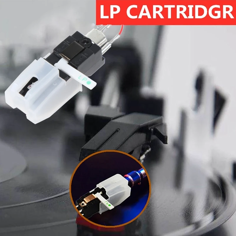 Turntable Needle Stylus Ruby and Sapphire Dual Needle Stereo Stylus+line For Lp Vinyl Player Record Needle Stylus 200-300mv