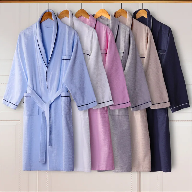 Women Robe Sleep Pajamas  Cottons Luxury Night Wear Women'S Home Clothes Bathrobes Hotel Shower Gown Kimono Sexy Onesie  Nightie