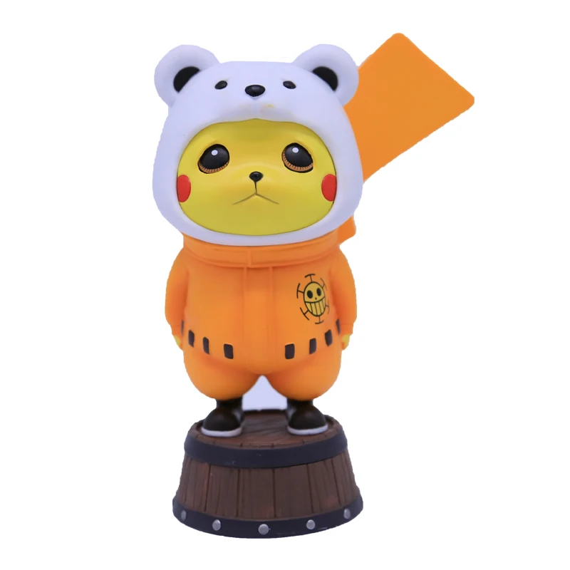 

Фигурка Покемон Пикачу бэпо, аниме карманный монстр, декоративная модель, кукла из ПВХ, милая Игрушечная машина, настольная статуя, подарок ...