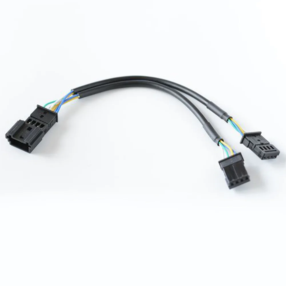 

1pc Car Black ECU Y Splitter Cable Wire For NBT Touch Controller For BMW F10 F18 F20 F30 F12 15cm ECU Y Splitter Cable Wire