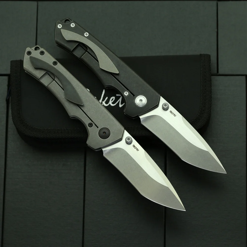 Складной нож BEKETEN Sailfish лезвие M390 титановая ручка для кемпинга охоты выживания