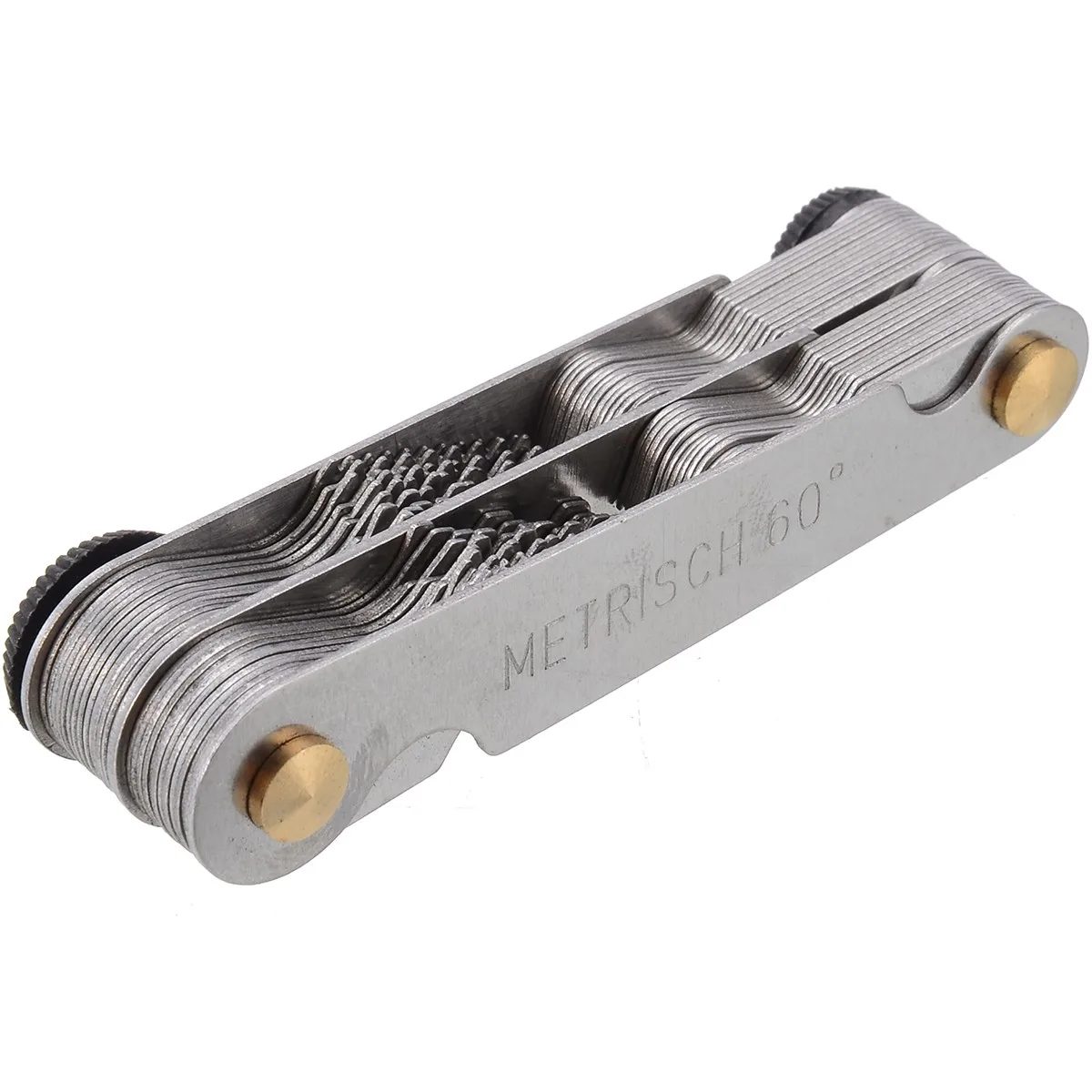 Измеритель шага резьбы прибор для измерения 55 и 60 ° дюйма метрический складной