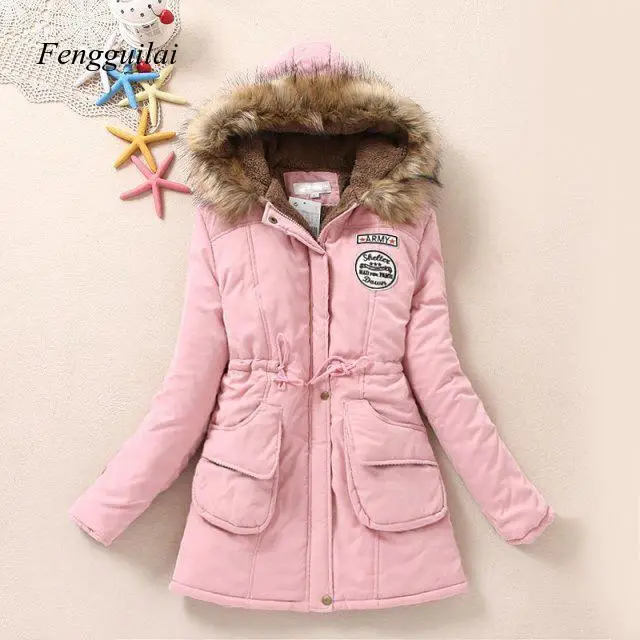 

Spring Autumn Winter Jacket Women 2022 Thick Warm Hooded Parka Mujer Cotton Padded Coat 3Xl Casual Slim Jacket Female