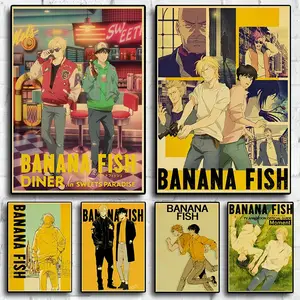 Anime Series BANANA FISH poster cartoon high Quality retro poster Prints  Wall Painting Decor Poster Home Decoration - AliExpress