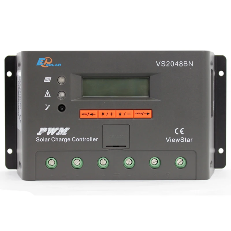 

Контроллер заряда солнечной батареи VS3048BN 12V24V36V48V 30A с ЖК-дисплеем