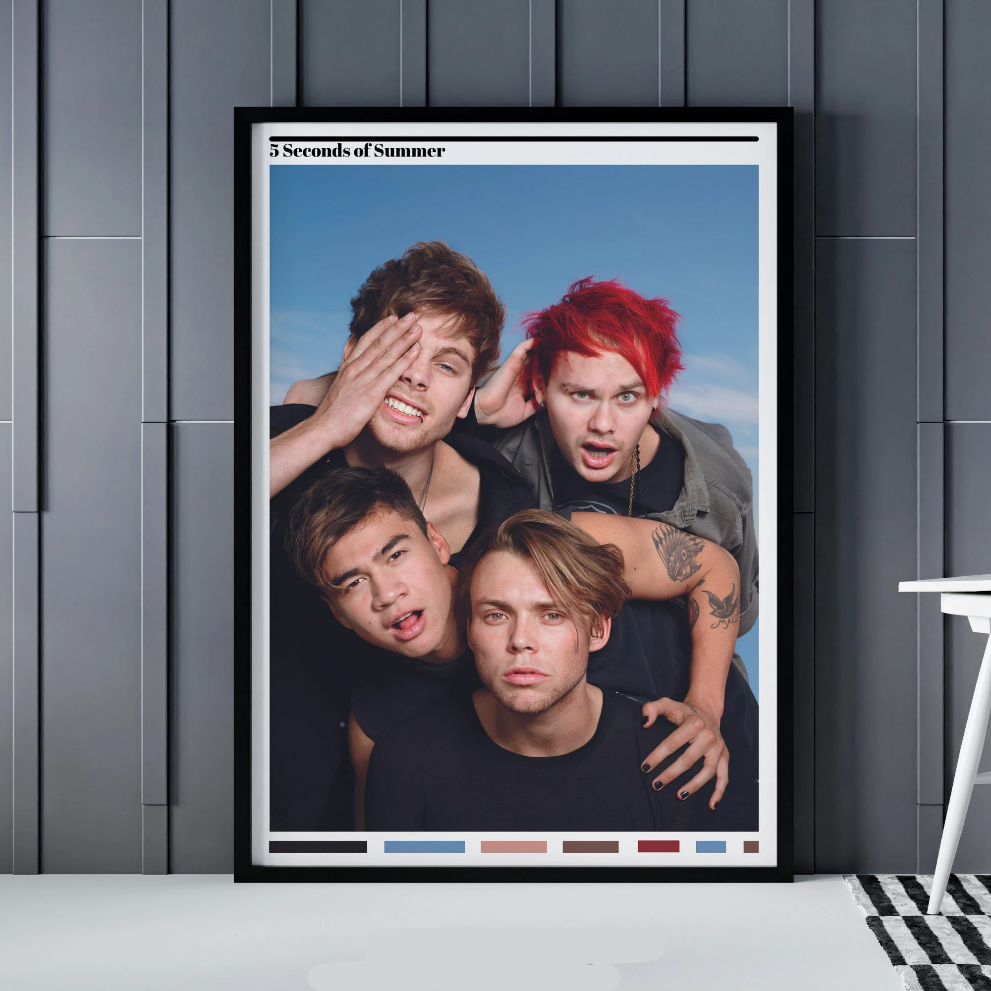 Поп-браслет в скандинавском стиле 5SOS 2022 постеры музыкальный альбом рок Картина