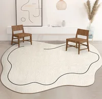 LUOLAL Cream Cloud Rug Living Room Imitation Cashmere Home Carpet Nordic Minimalist Bedside Blanket Net Red Ins Entry Door Mat
