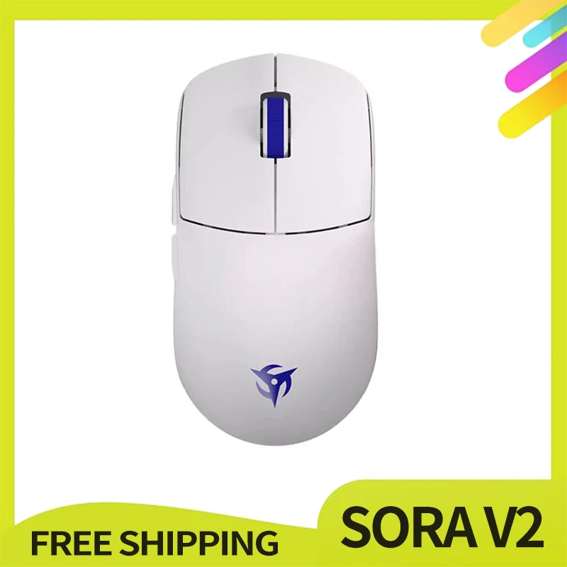 Беспроводная мышь Ninjutso Sora V2 двойной режим легкая Paw3395 игровая с возвратом 8k