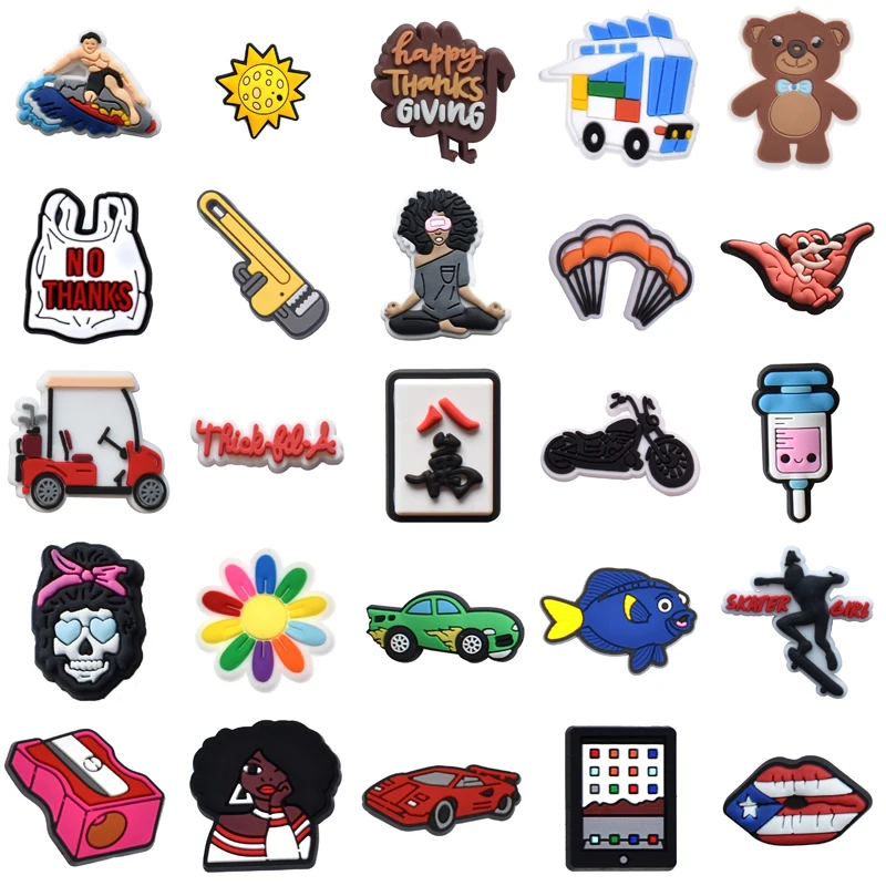 

Shoe Charms Kids Girl Wholesale Bulk Gifts Shoes Accessories Para Pins Women Charm Decorations for Crocs Boy Packs Men Set Jeans