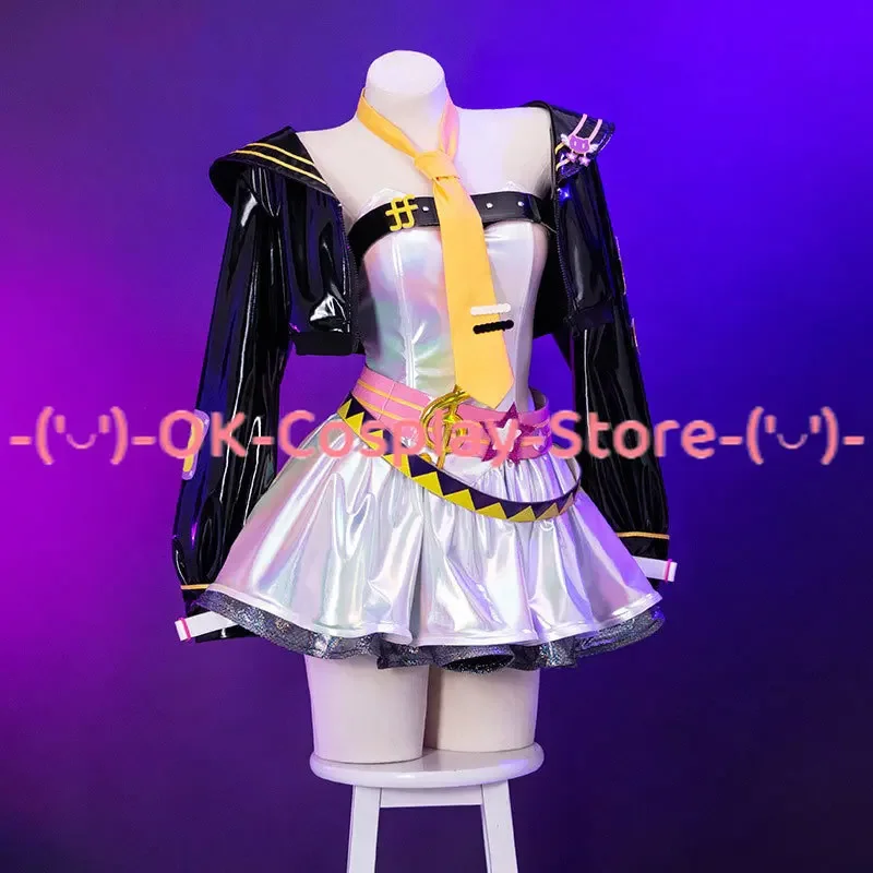 Muse Dash Rin Len костюмы для косплея милый женский костюм игровая одежда Хэллоуин