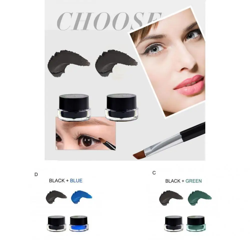 

1 Set Useful Bright Saturation Smudge-Proof Eyebrow Definition Eyebrow Color Wax for Girls Cream Eyeliner Eyes Cream