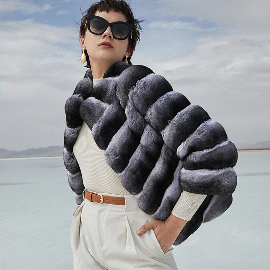 

Женская меховая куртка, зимняя теплая верхняя одежда, 100% натуральный новый стиль, высокое качество