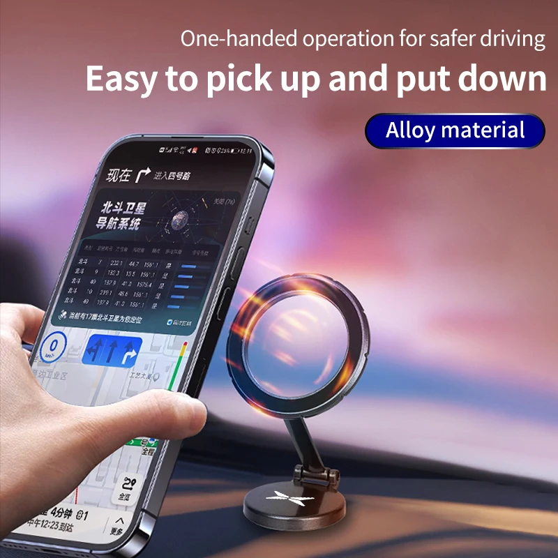 Автомобильный магнитный держатель для телефона GPS навигация устройство хранения