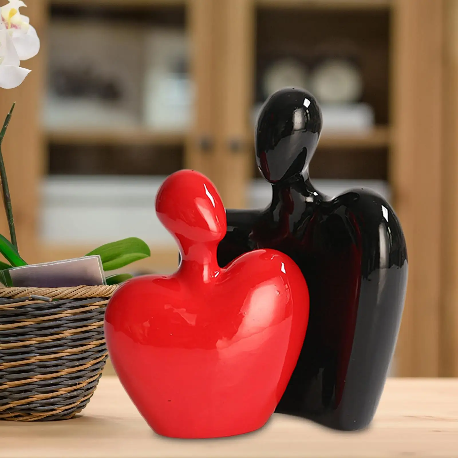 

Абстрактная статуя для влюбленных, искусство, современные скульптуры для влюбленных пар, настольный офисный шкаф