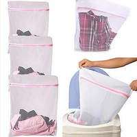 dropshippinghome washing machine laundry bag bra underwear clothes mesh net storage zipper pouch