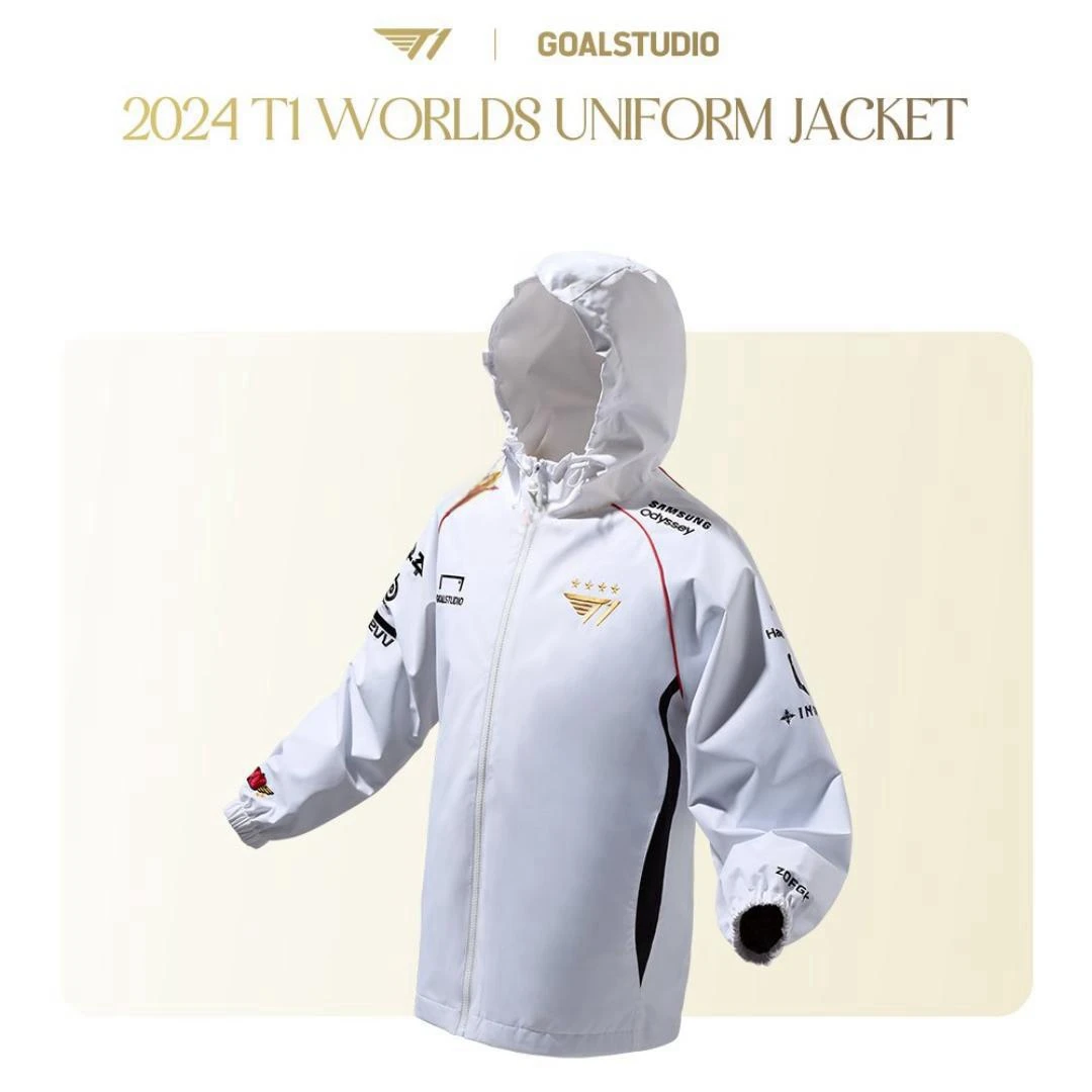 Коллекция 2024 года куртка для чемпиона мира T1 чемпионов SKT FAKER ZEUS KERIA ONER GUMAYUSI из