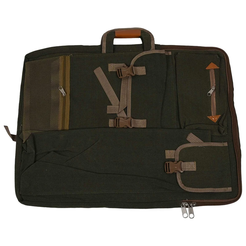 

Art Portfolio Bag Case Backpack Drawing Board Shoulder Bag With Zipper Shoulder Straps For Artist Painter Students Artwork
