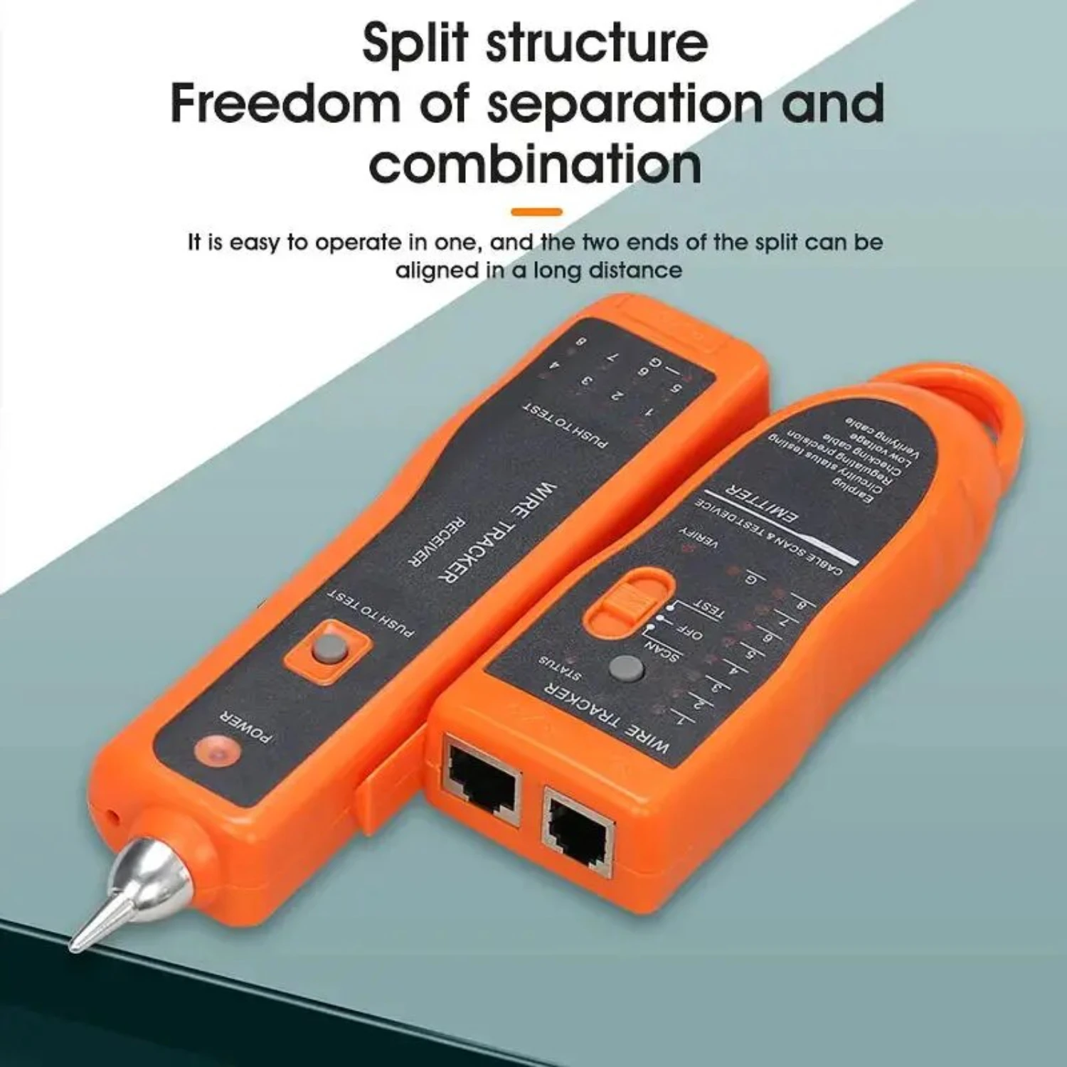 Тестер сетевого кабеля локальной сети Cat5 Cat6 RJ11 RJ45 UTP STP детектор линии поиск