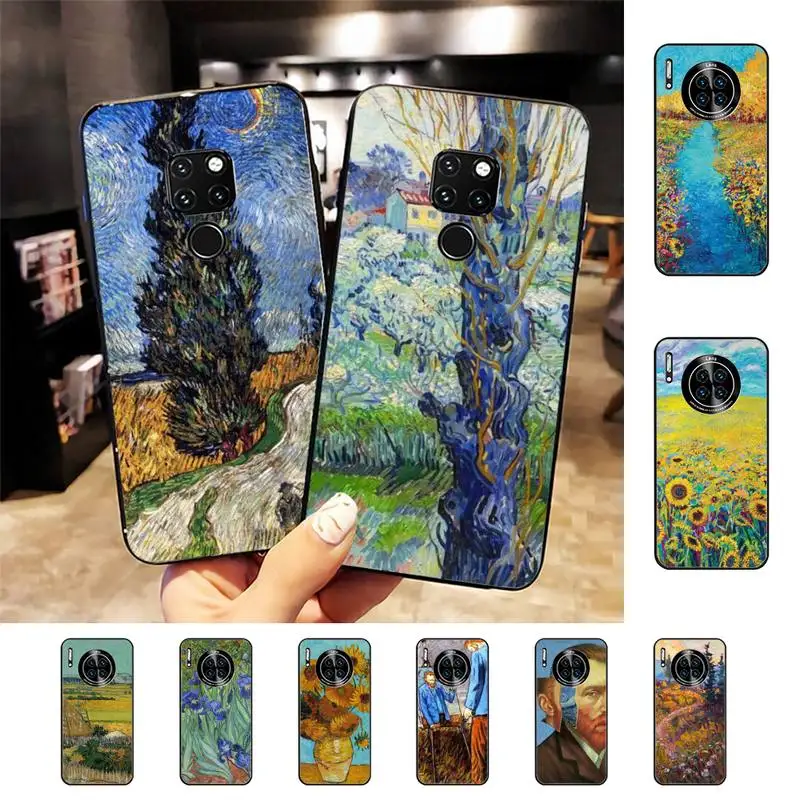 

Чехол для телефона с картиной Ван Гога маслом для Huawei Nova 3I 3E mate 20lite 20Pro 10lite, роскошный чехол