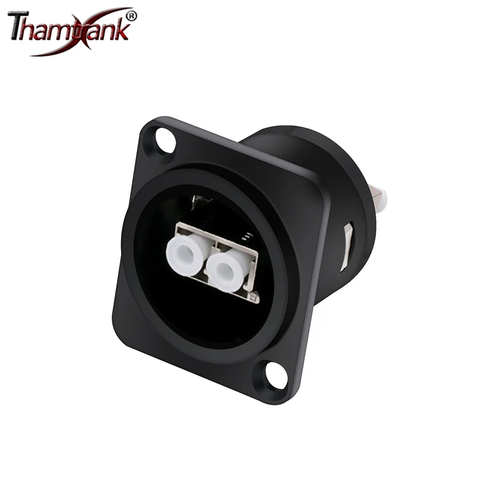 

1pc D Type LC fiber coupler Connector Flange Optical fiber Conector jumper Network interface Converter for Multimode fiber