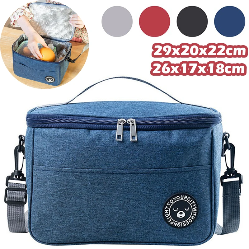 

Cooler Company Handbag Storage Lunch Waterproof Box Backpack Lunch Tote Pouch Thermal Bento Bag Bags Food Insulated Portable