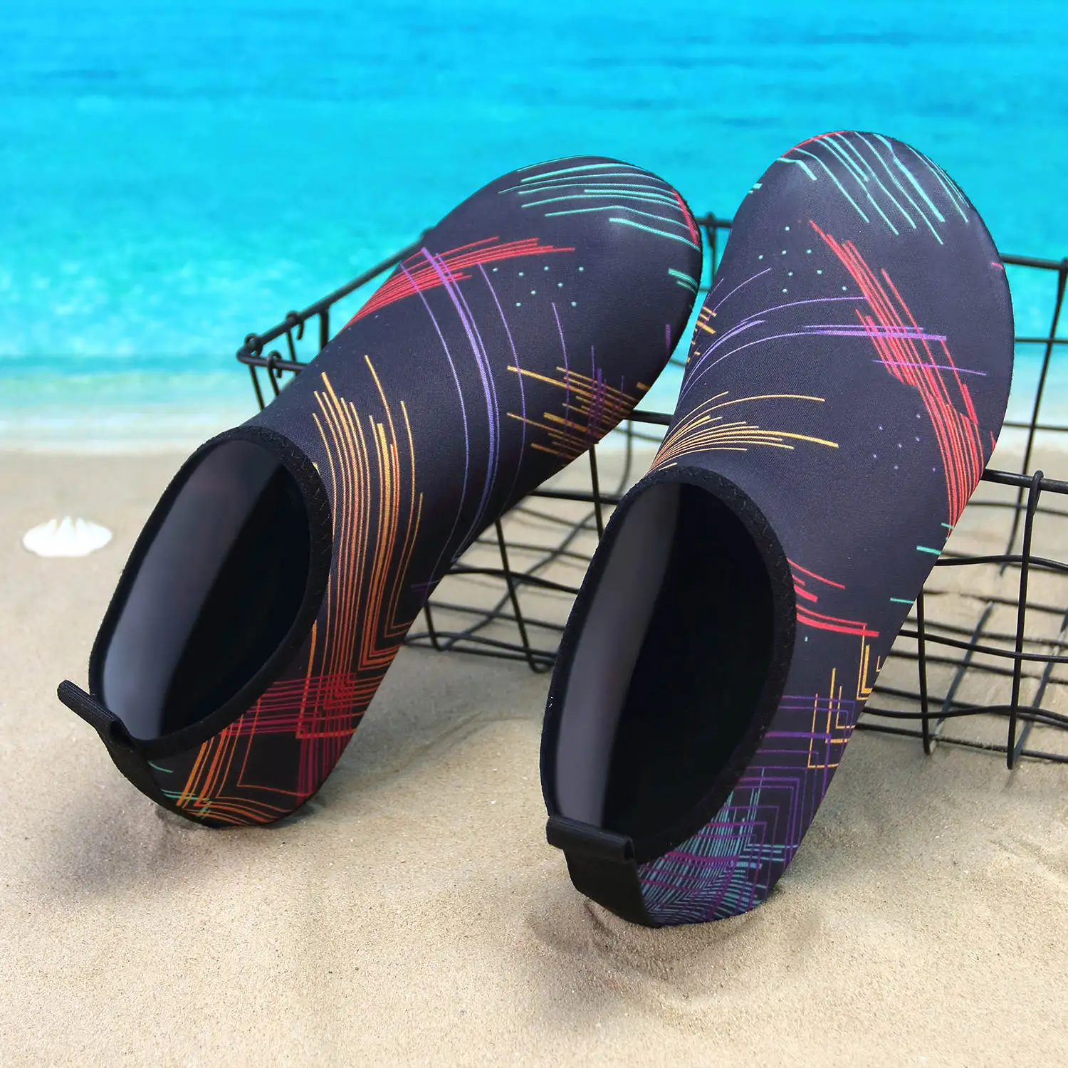 

Unisex Indoor Yoga Fitness Shoes Quick Dry Barefoot Water Sports Shoes Couple Vacation Portable Diving Swimming Shoes 34-49#