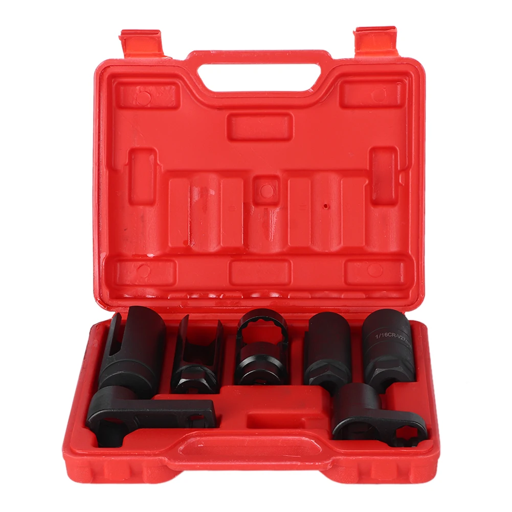 

7pcs Oxygen Sensor Wrench Sleeve Remover Disassembly Tool Set Installer Kit