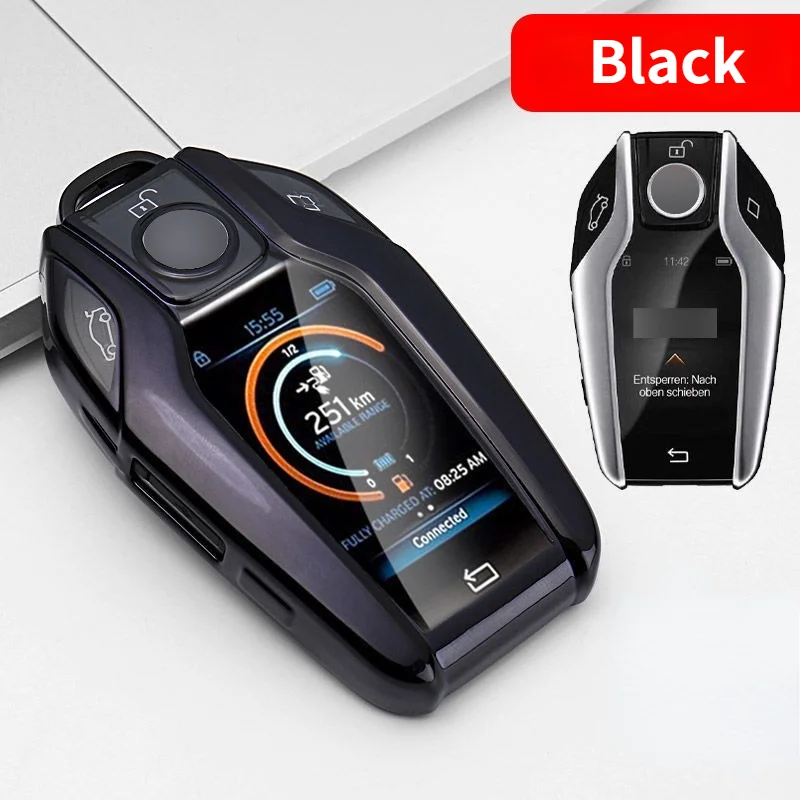 

Автомобильный чехол из ТПУ с полным покрытием для BMW, чехол со светодиодным дисплеем для BMW 5, 7 серии, G11, G12, G30, G31, G32, i8, I12, I15, G01, X3, G02, X4, G05, X5, G07, X7, Cardoooog