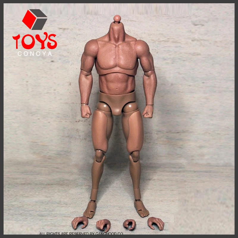 GANGHOOD масштаб 1/6 мужской солдат мышечная сильная экшн-фигурка для суставов 12-дюймовая головка Арнольда Бейн Лепка резьба Модель