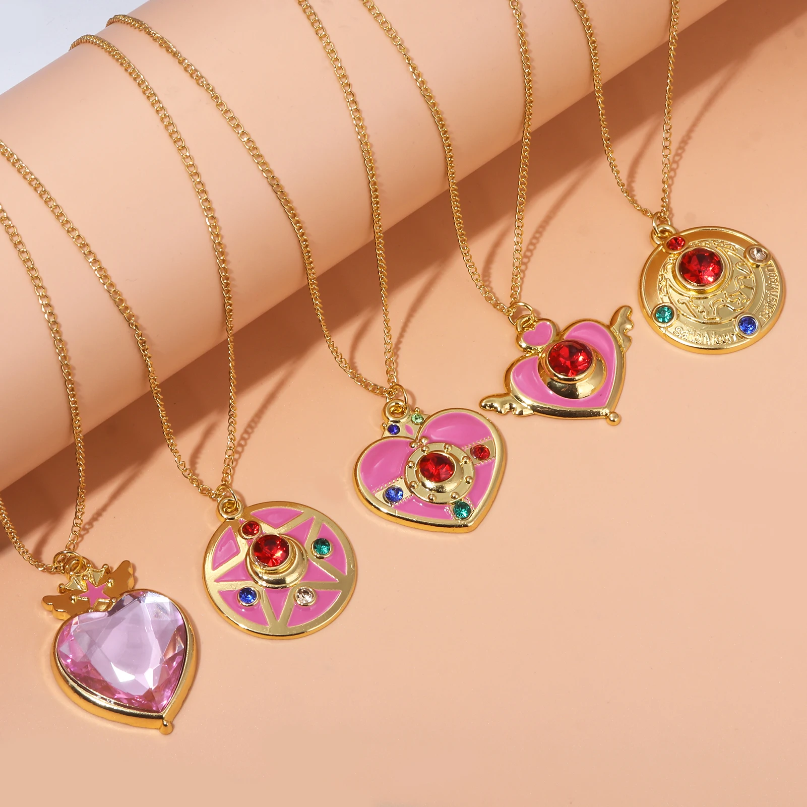 Аниме Нимфа Сейлор Мультфильм Персонаж Кулон Ожерелье Унисекс Мода Цинковый