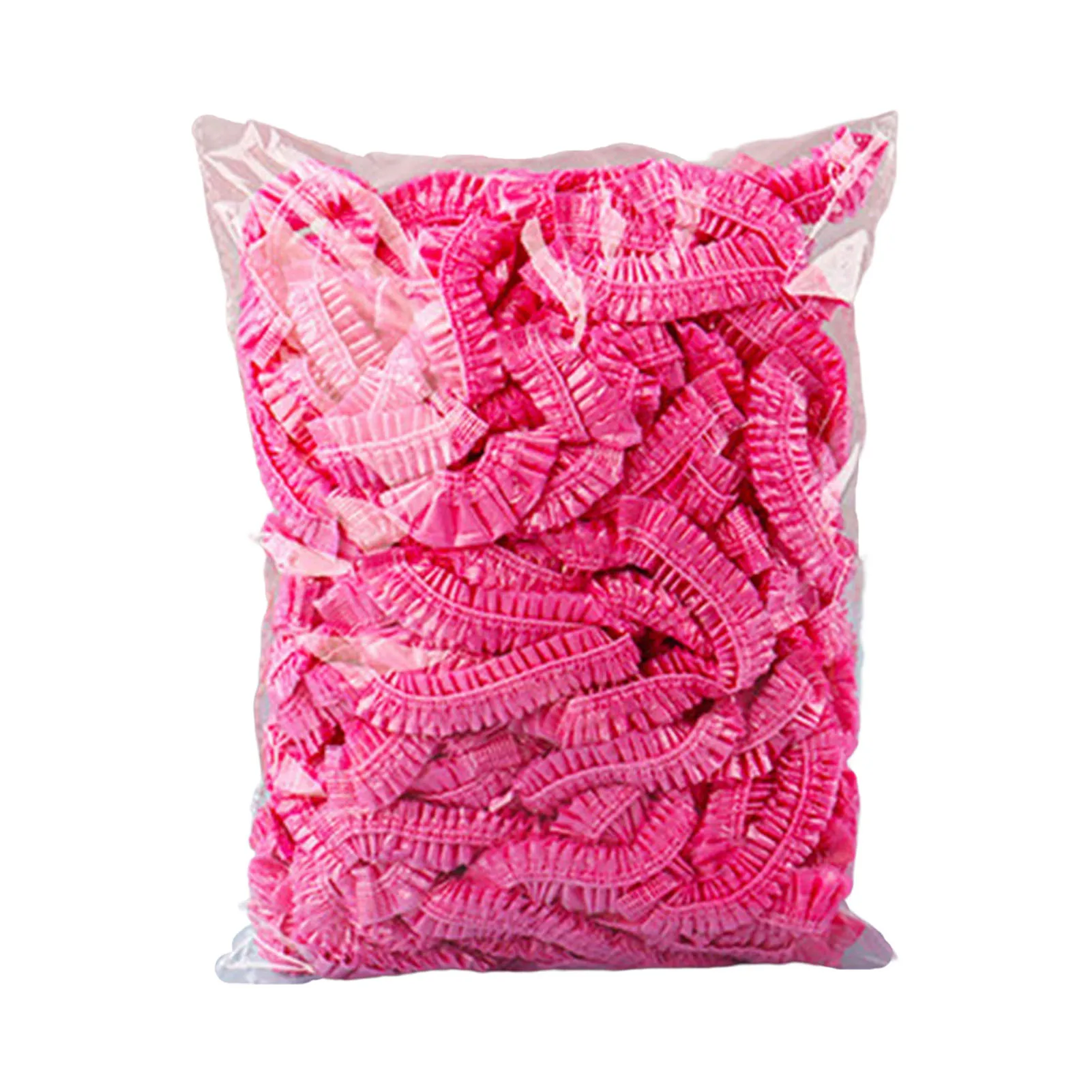 

100 шт., пластиковые прозрачные колпачки для волос