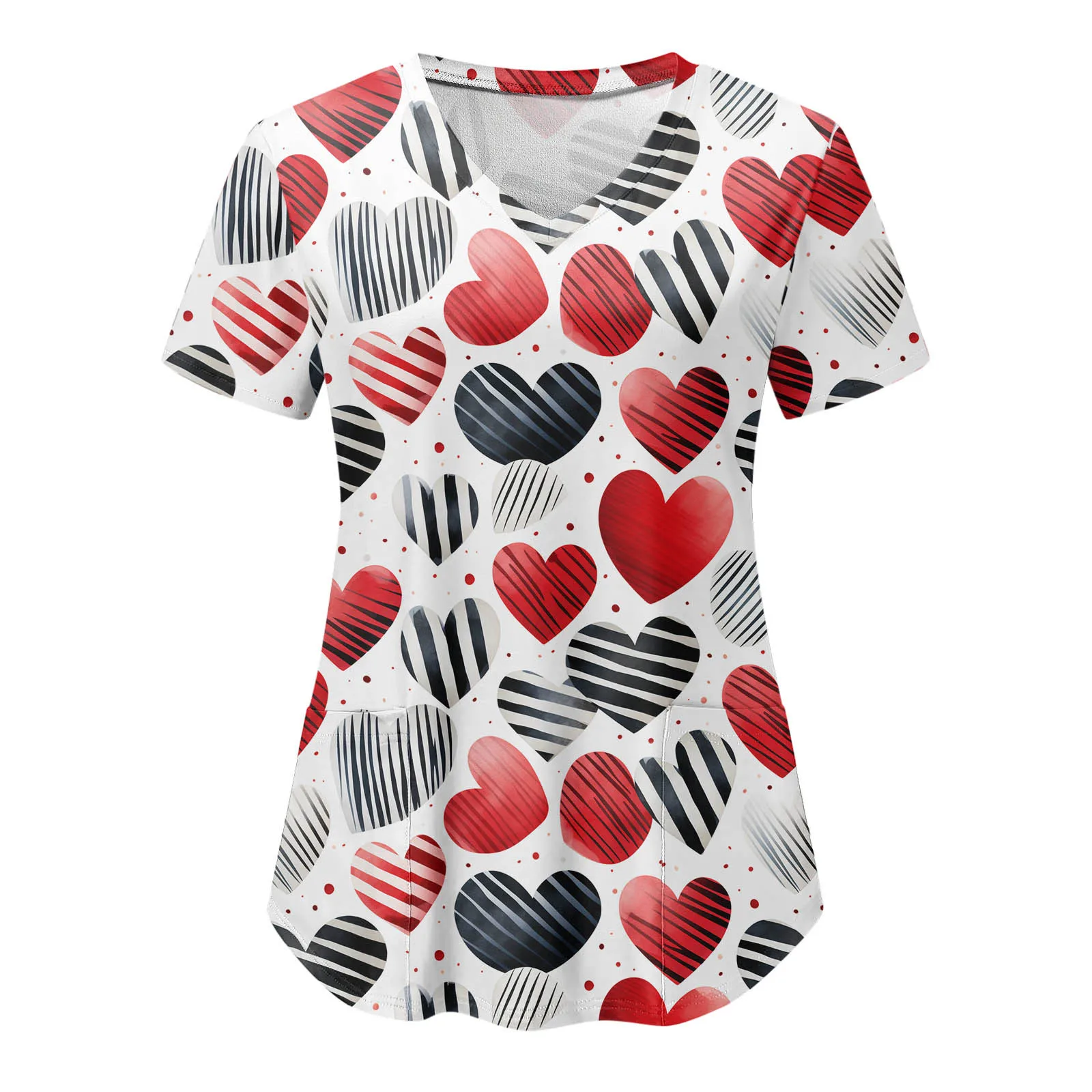 Женская медицинская Униформа с надписью Love