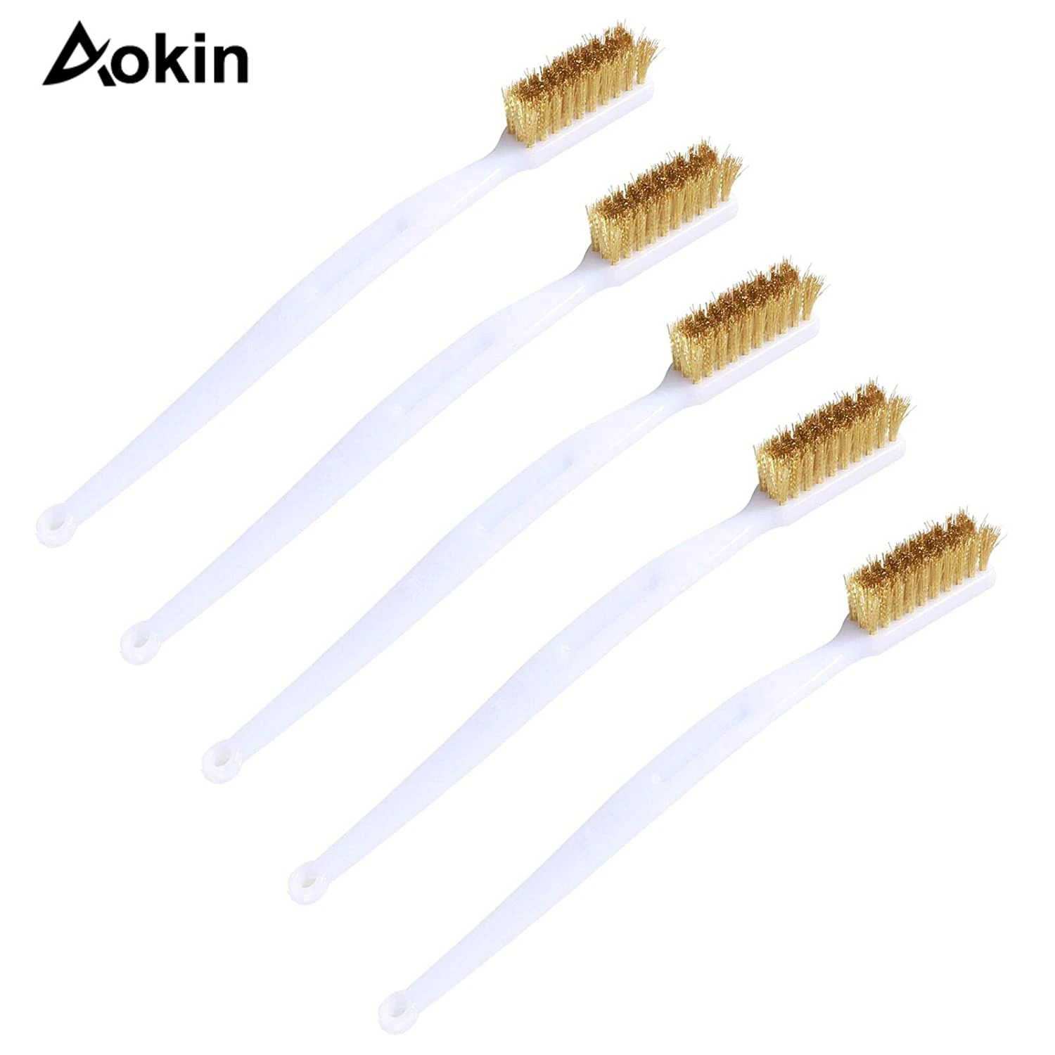 

5 шт., медная щетка для чистки сопел 3D-принтера