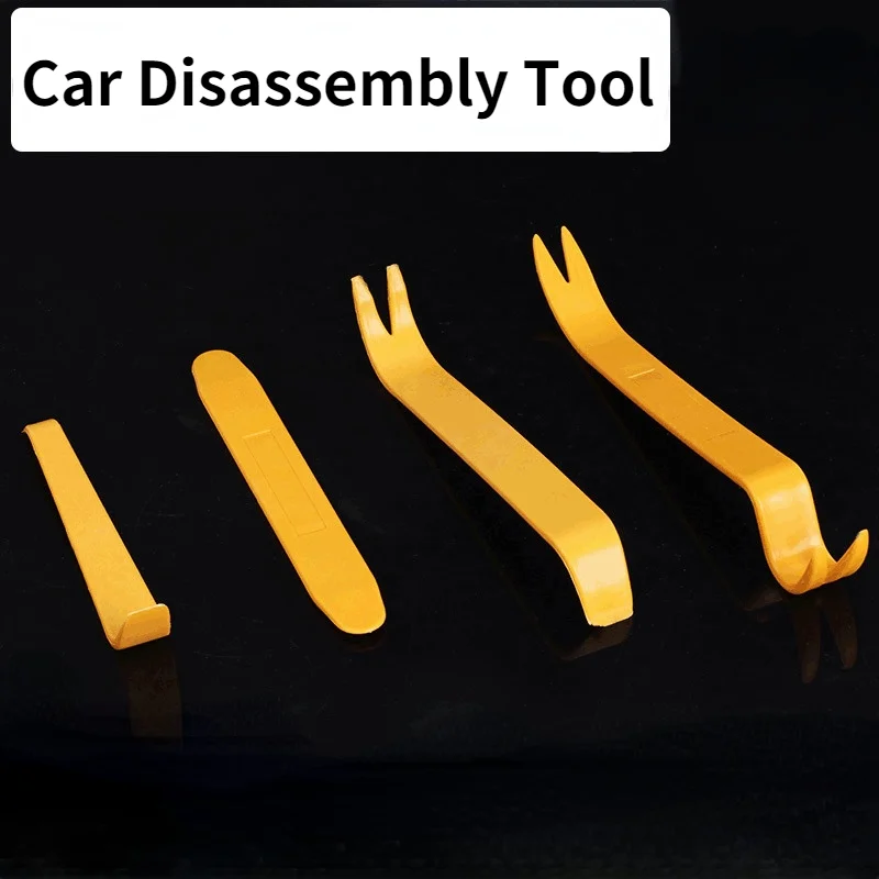 

Car Central Control Panel Audio Modification Interior Decoration Disassembly 4 Pieces/Set Of Radio Splint Plastic Repair Tool