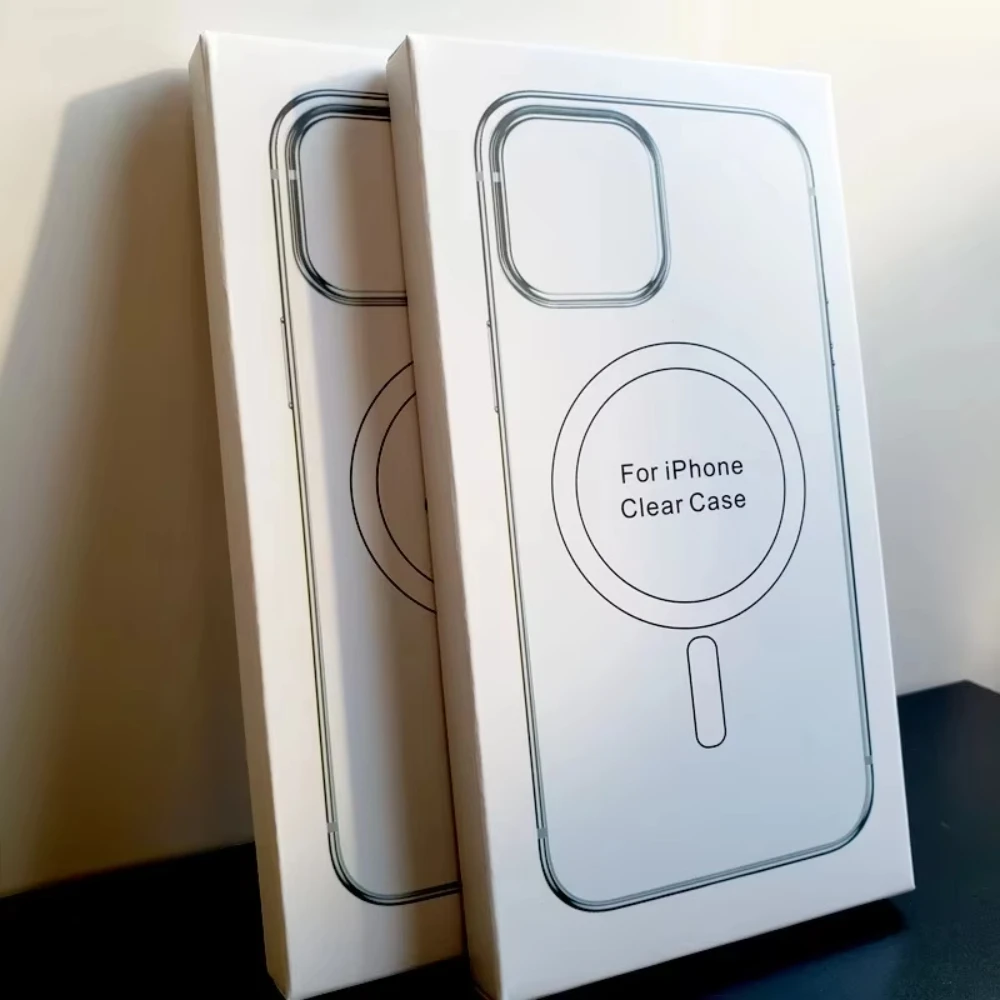 Жесткий кристаллический оригинальный магнитный чехол nnрей для iPhone 13 12 11 14 15 16 Pro Max