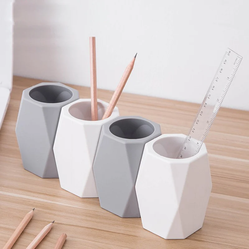 

Silicone Pen Holder Pencil Stand Desktop Storage Case Box Desk Office Organizer 1PCS