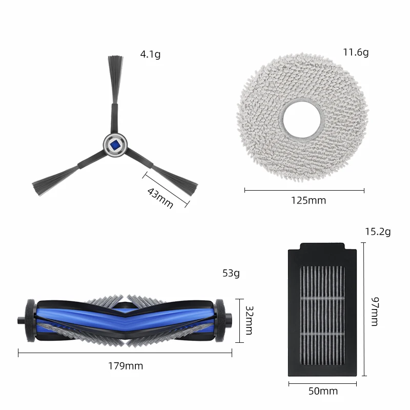 Запасные части для пылесоса ECOVACS DEBOT T50 PRO OMNI