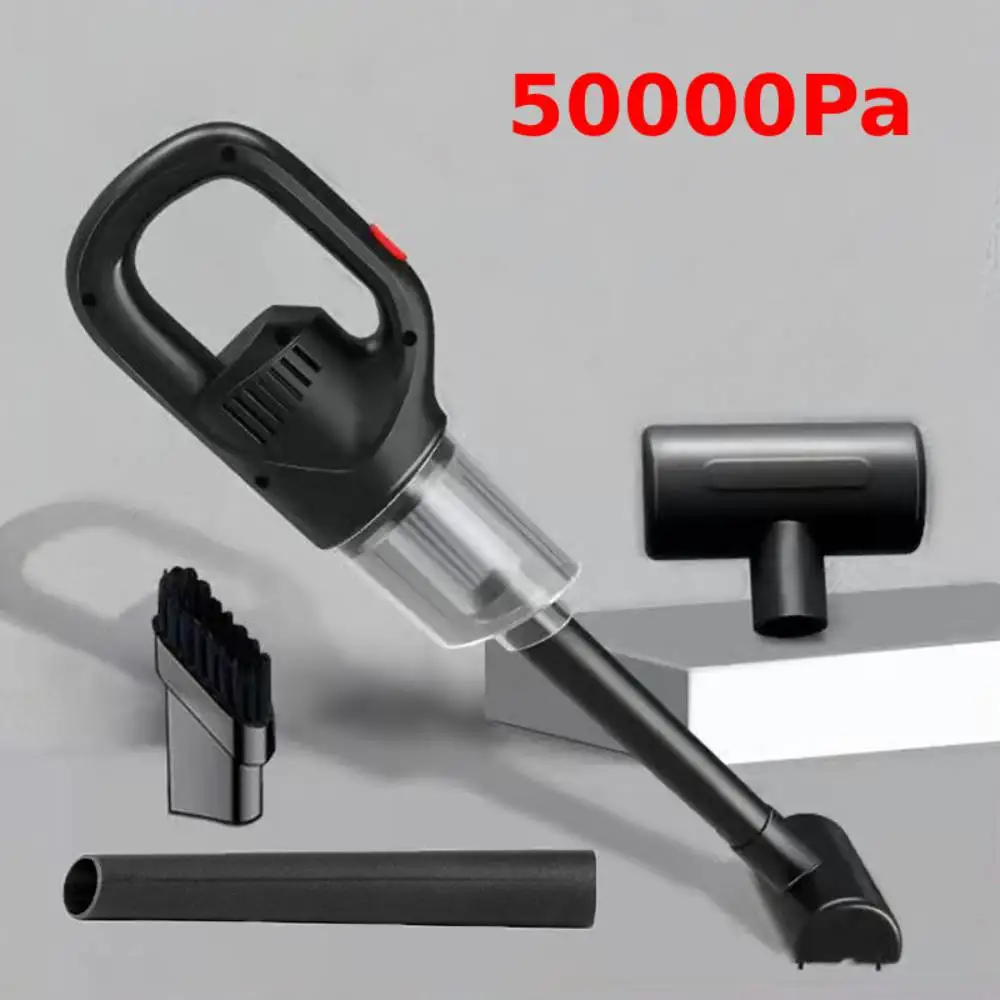 

50000Pa Wireless Car Handheld Vacuum Cleaner Portable Powerful Suction Wet and Dry Smart Cordless Interior Accessories for Home