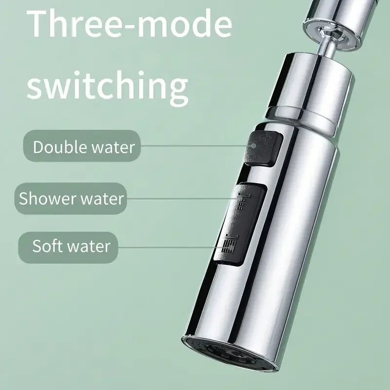 Универсальный смеситель для кухонного крана с защитой от брызг |