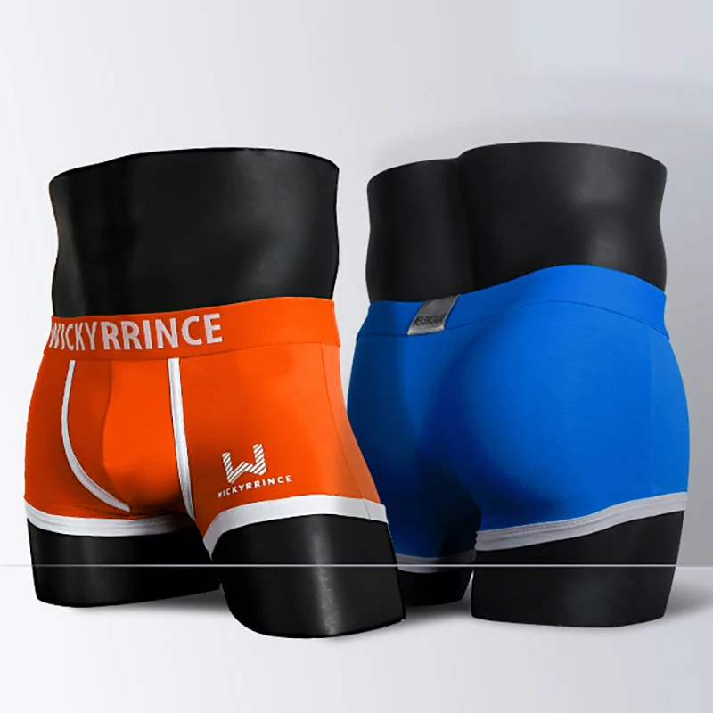 4pcs briefs underwear swimwear Men's underwear boxers pure cotton summer thin style breathable sports boxers head shorts