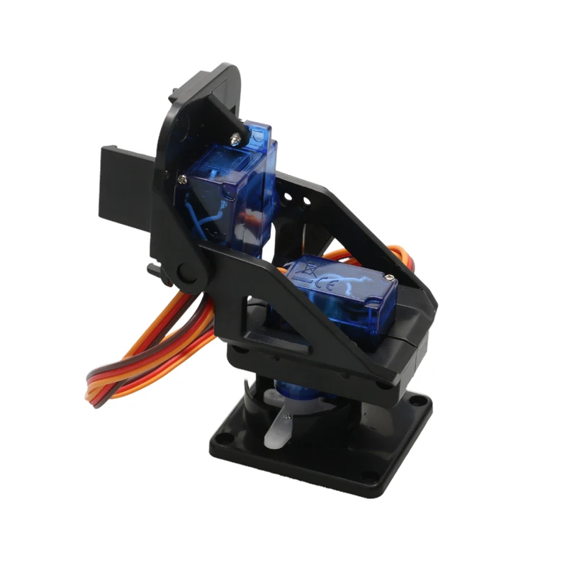 Кронштейн для камеры FPV Servo, 2-осевой шарнирный кронштейн, Антивибрационная Опора 2 шт. SG90 9g сервопривод для радиоуправляемой модели самолета, 1 комплект