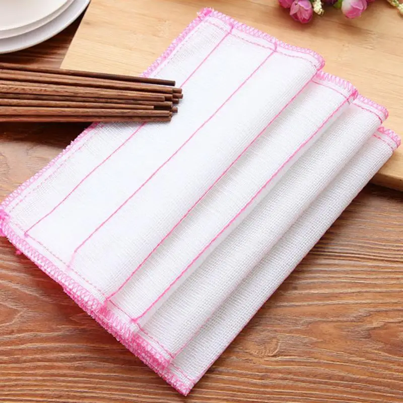 

Household Cleaning Handkerchief Scouring Pad Odorless No Shedding Sanitary Household Products Customer Favorite Cotton Dishcloth
