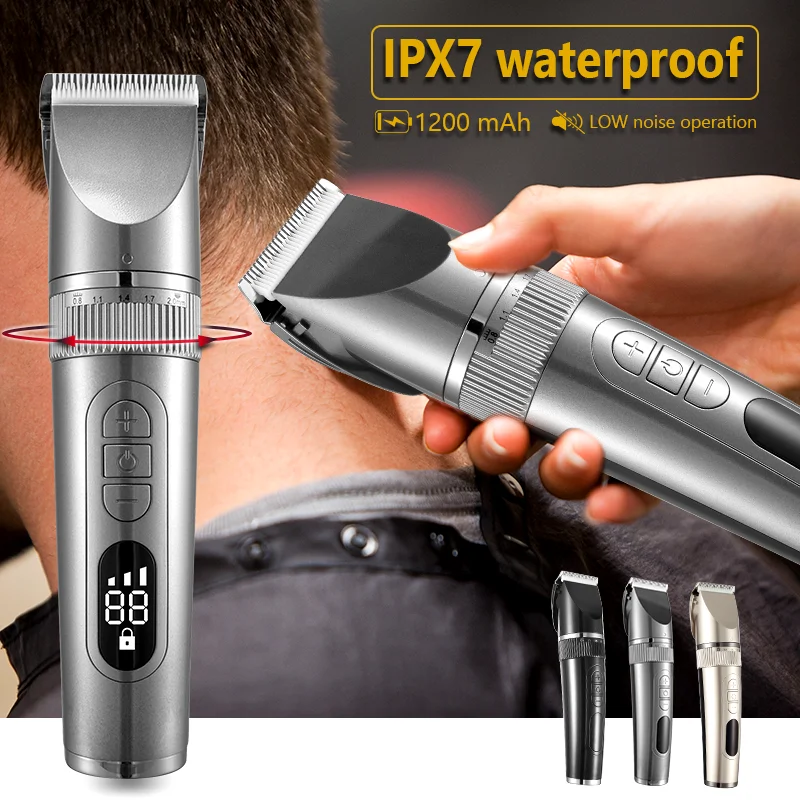 

Professional Hair Clipper For Men Beard Trimmer Machine for Shaving Hair Trimmer Hair Cutting Machine Beard Trimmer Fast Charge
